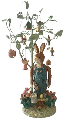 Vtg easter bunny tree - bunny,