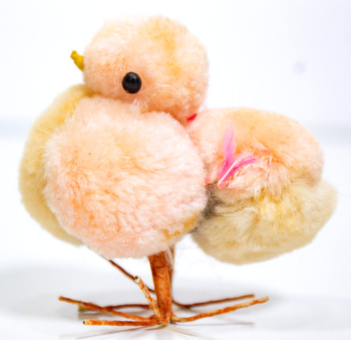 Japanese vintage fluffy yellow - japanese,